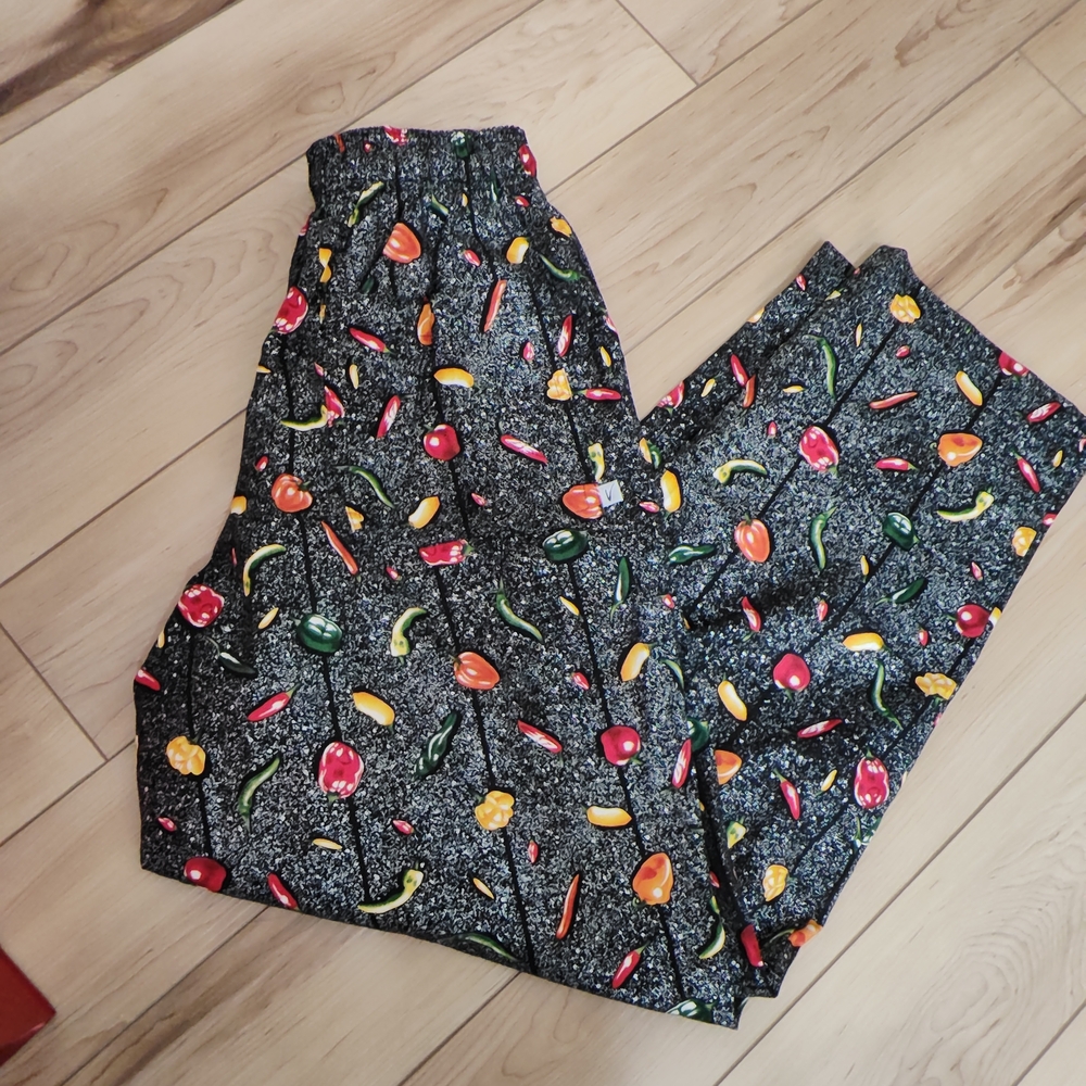 Uni vogue Chef 's Pants Cosmo pepper  NWOT (unisex)